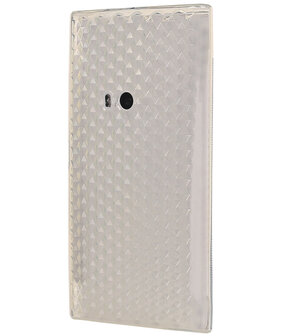 Nokia Lumia 920 Diamant TPU back case hoesje Wit