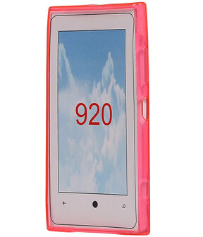 Nokia Lumia 920 Diamant TPU back case hoesje Roze