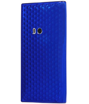 Nokia Lumia 920 Diamant TPU back case hoesje Donker Blauw