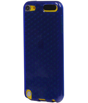 Apple iPod Touch 5 / 6 Diamant TPU back case hoesje Donker Blauw