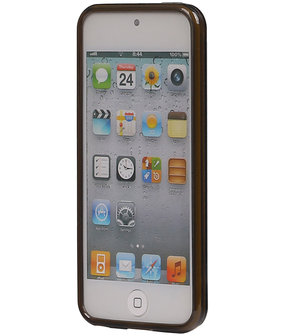 Apple iPod Touch 5 / 6 Diamant TPU back case hoesje Zwart