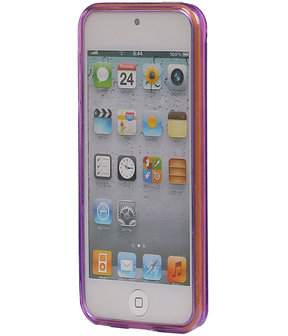 Apple iPod Touch 5 / 6 Diamant TPU back case hoesje Paars