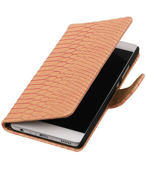 Bestcases "Slang" Pink LG G3 Bookcase Cover Hoesje 