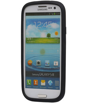 Samsung Galaxy S3 i9300 TPU back case hoesje Zwart