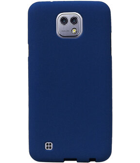 Blauw Zand TPU back case cover hoesje voor LG X Cam K580