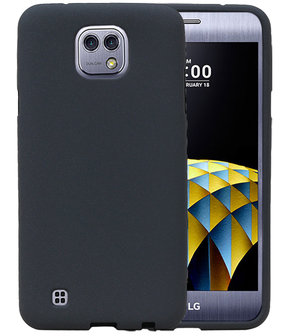 Grijs Zand TPU back case cover hoesje voor LG X Cam K580