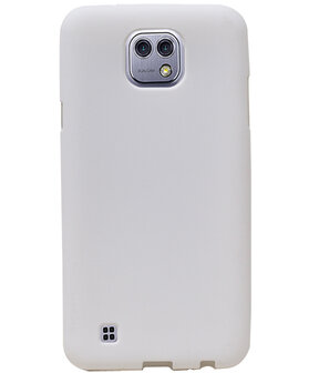 Wit Zand TPU back case cover hoesje voor LG X Cam K580