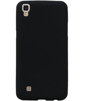 Zwart Zand TPU back case cover hoesje voor LG X Power K220