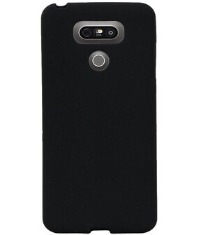 Zwart Zand TPU back case cover hoesje voor LG G6
