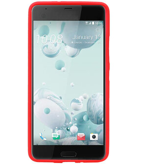 Rood Zand TPU back case cover hoesje voor HTC U Ultra