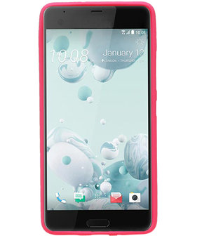 Roze Zand TPU back case cover hoesje voor HTC U Ultra