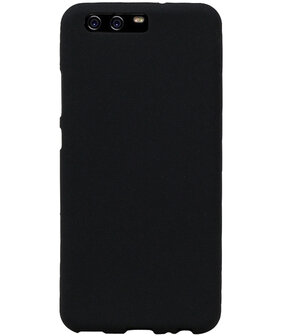 Zwart Zand TPU back case cover hoesje voor Huawei P10