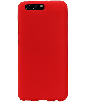 Rood Zand TPU back case cover hoesje voor Huawei P10