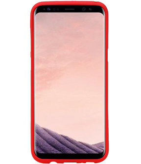 Rood Zand TPU back case cover hoesje voor Samsung Galaxy S8+ Plus