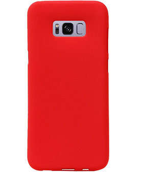 Rood Zand TPU back case cover hoesje voor Samsung Galaxy S8+ Plus