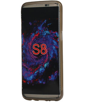 Samsung Galaxy S8 TPU back case hoesje transparant Grijs