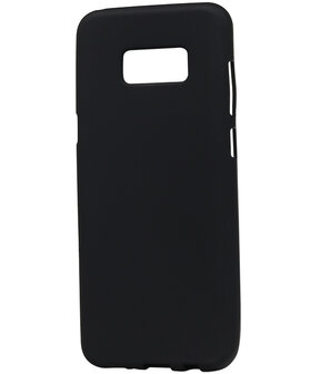 Samsung Galaxy S8+ Plus TPU back case hoesje Zwart
