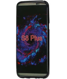 Samsung Galaxy S8+ Plus TPU back case hoesje Zwart