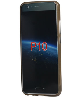 Huawei P10 TPU back case hoesje transparant Grijs