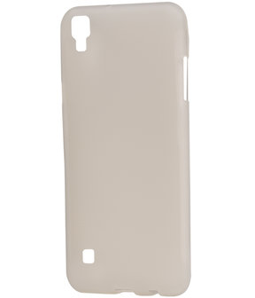 LG X Style K200 TPU back case hoesje transparant Wit