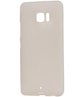 HTC U Ultra TPU back case hoesje transparant Wit