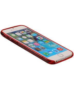 Rood Krokodil TPU back cover case hoesje voor Apple iPhone 6 / 6S