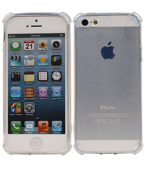 Transparant TPU Schokbestendig bumper case Hoesje voor Apple iPhone 5 / 5s / SE