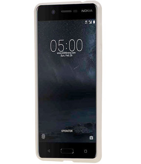 Nokia 5 TPU back case hoesje transparant Wit