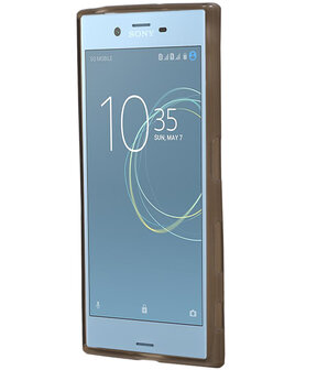 Sony Xperia XZ / XZs TPU Hoesje Transparant Grijs