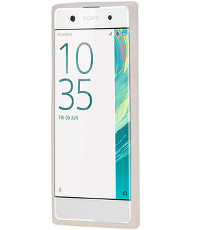 Sony Xperia XZ Premium TPU back case hoesje transparant Wit