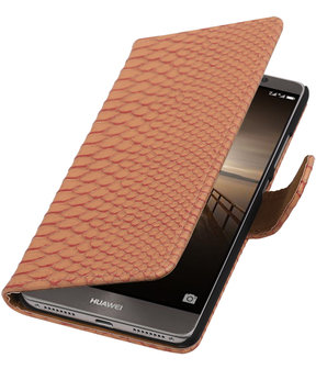 Huawei Mate 9 Slang booktype hoesje Roze