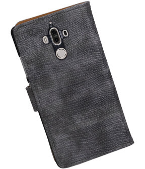 Huawei Mate 9 Mini Slang booktype hoesje Grijs