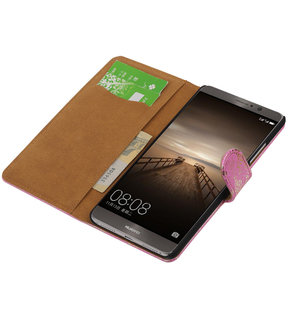 Huawei Mate 9 Lace booktype hoesje Roze