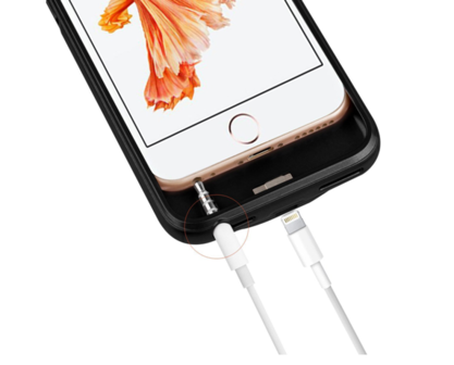 Wit smart batterij hoesje voor Apple iPhone 6 / 6s Plus en Apple iPhone 7 Plus