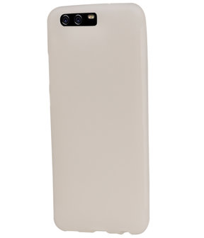 Huawei P10 Plus TPU back case hoesje transparant Wit