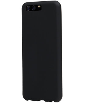 Huawei P10 Plus TPU back case hoesje Zwart