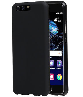 Huawei P10 Plus TPU back case hoesje Zwart