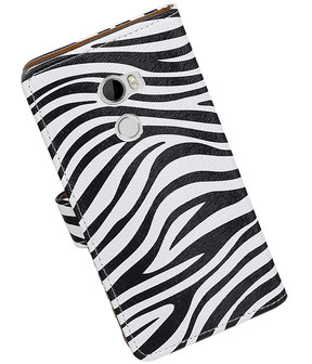 HTC One X10 Zebra booktype hoesje