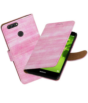 Huawei nova 2 Plus Mini Slang booktype hoesje Roze
