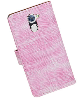 Huawei Y7 / Y7 Prime Mini Slang booktype hoesje Roze