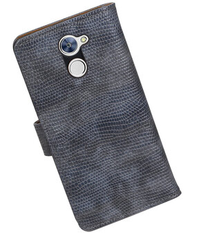 Huawei Y7 / Y7 Prime Mini Slang booktype hoesje Grijs