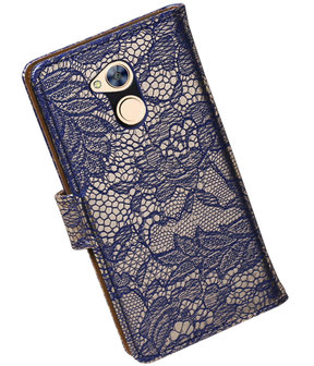 Huawei Honor 6A Lace booktype hoesje Blauw