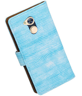 Huawei Honor 6A Mini Slang booktype hoesje Turquoise