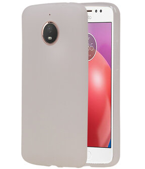 Motorola Moto E4 Plus TPU back case hoesje transparant Wit