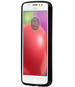 Motorola Moto E4 Plus TPU back case hoesje Zwart