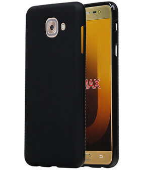 Samsung Galaxy J7 Max TPU back case hoesje Zwart