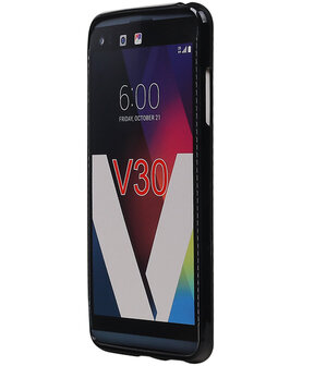 Hoesje voor LG V30 TPU back case Zwart