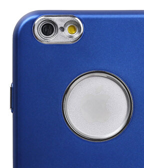 Apple iPhone 6 / 6s Design TPU back case hoesje Blauw