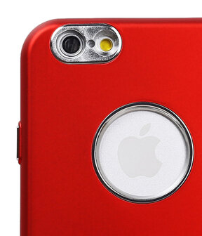 Apple iPhone 7 Design TPU back case hoesje Rood