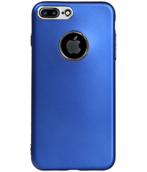 Apple iPhone 7 Plus Design TPU back case hoesje Blauw